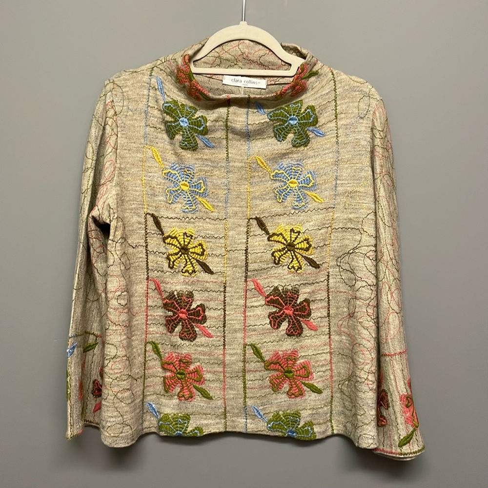 Clara Collins Paris VTG Knit Sweater